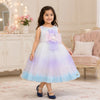 Purple Designer Exclusive Partywear Frock for Girls