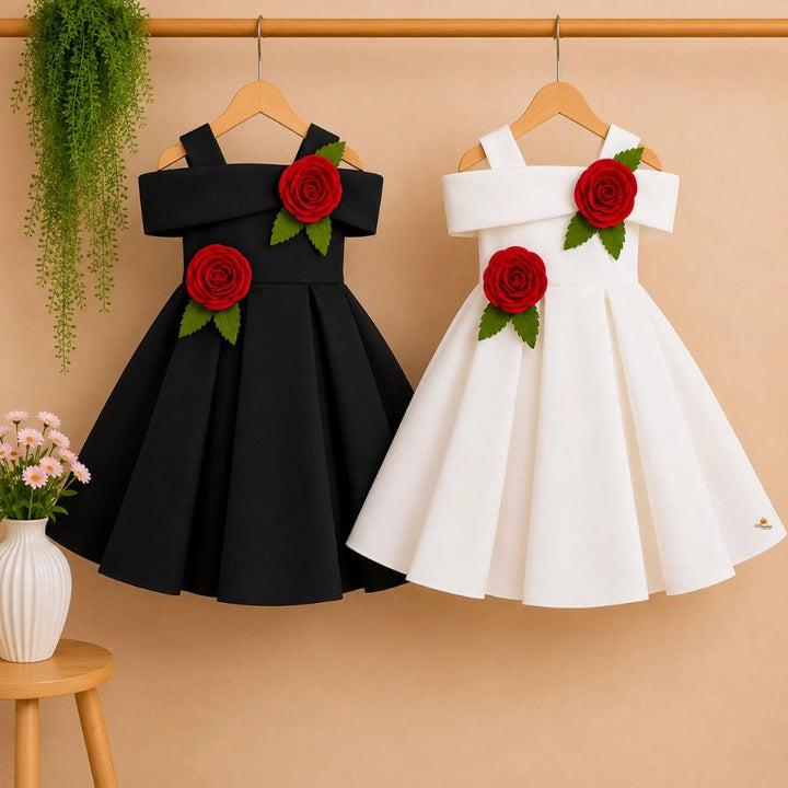 Elegant Sleeveless Party Frock for Girls