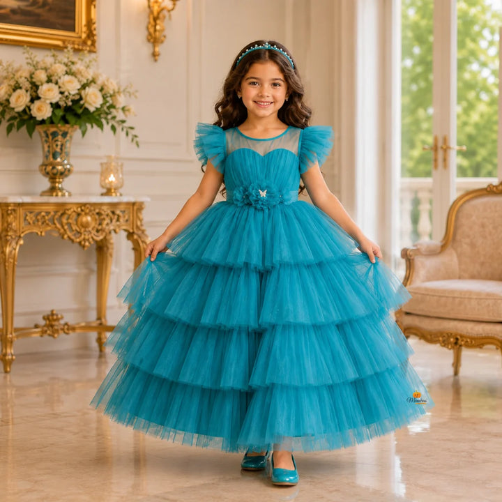 Rama Layered Gown for Girls