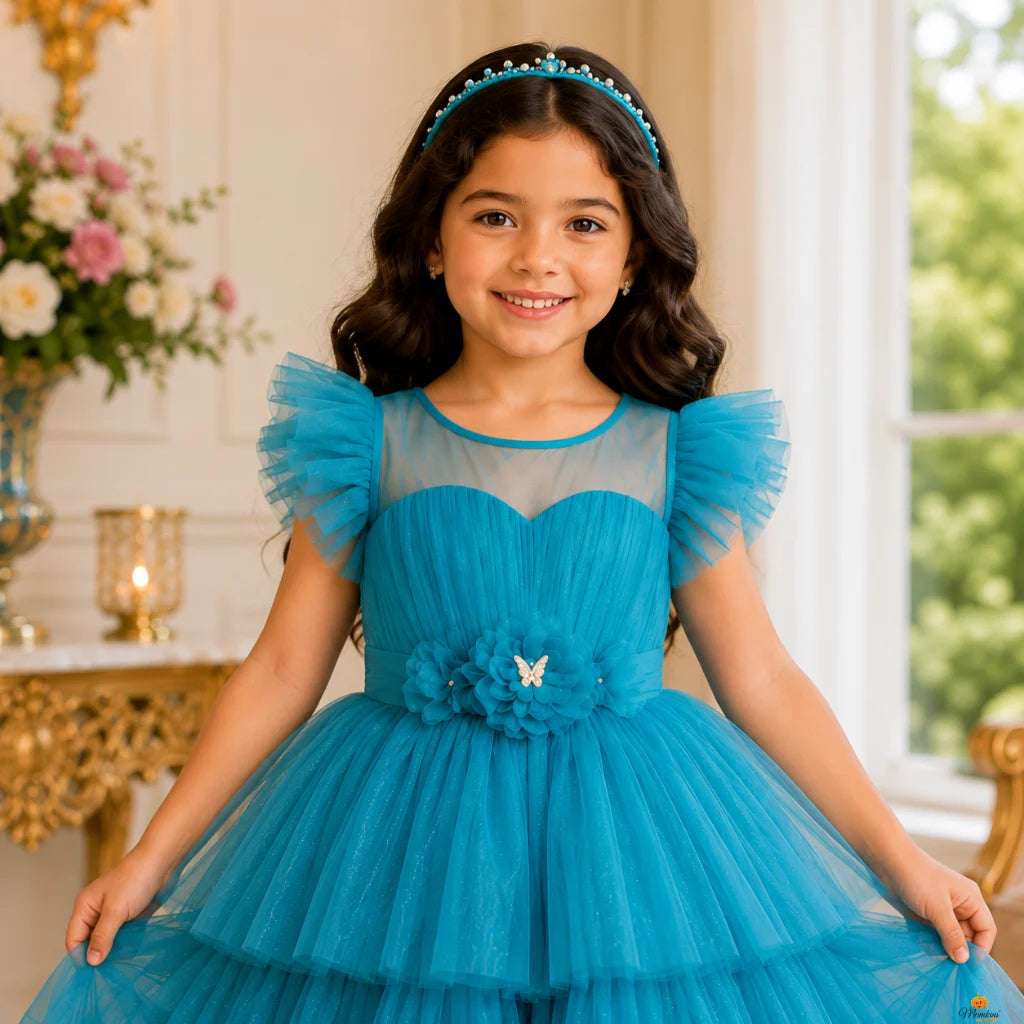 Rama Layered Gown for Girls