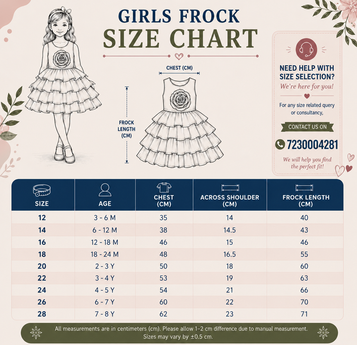 Purple & Pink Floral High-Low Party Girls Frock