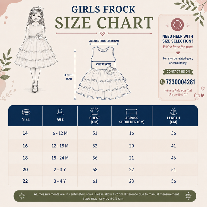 Firozi Tail Pattern Partywear Frock for Girls