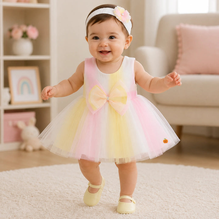 Multi Colored Frock for Baby Girl