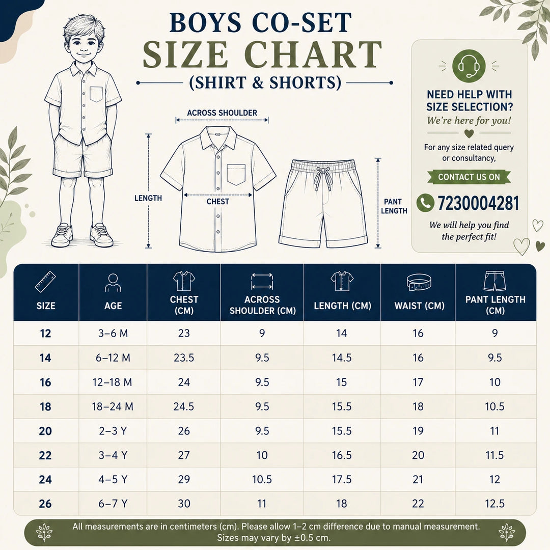 Boys Summer Red Floral Co-ord Set