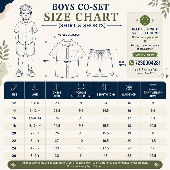 Boys Summer Red Floral Co-ord Set