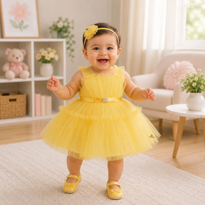 Net Party Wear Baby Frock