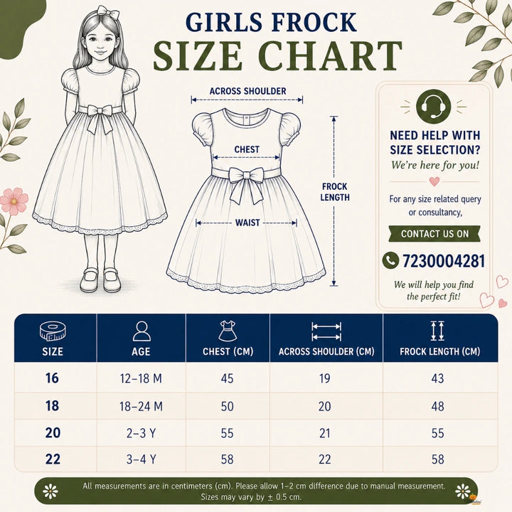 Rani Pink Frock for Girls with Bow & Butterfly Accent