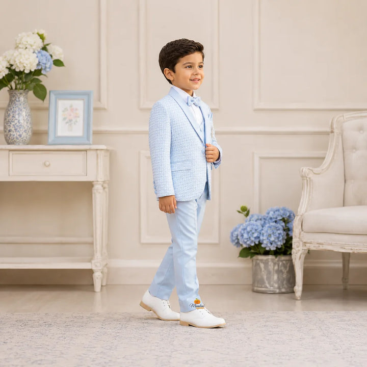 Navy Blue Tuxedo Suit for Boys