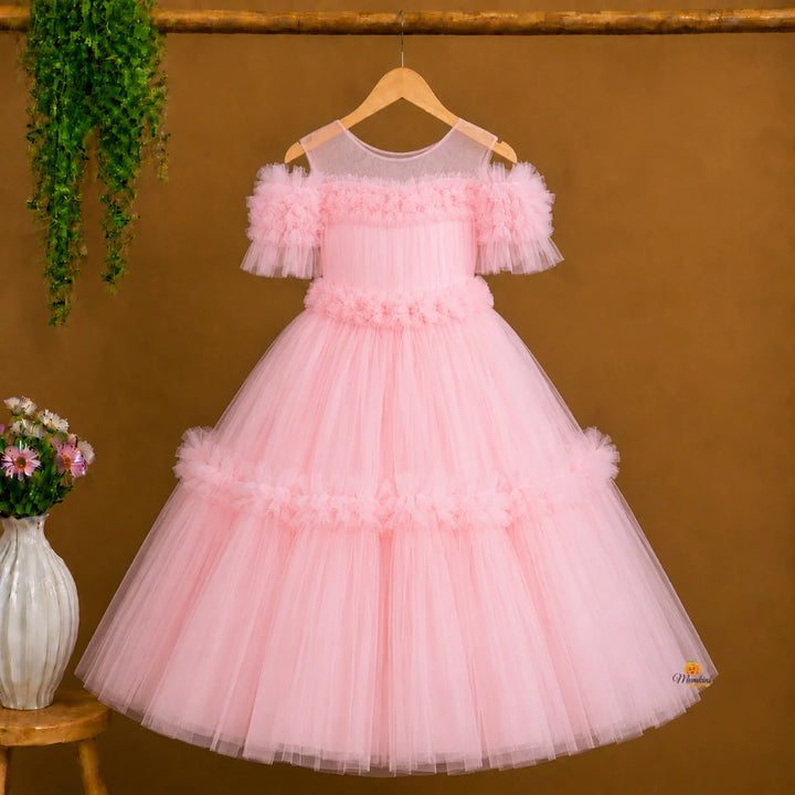 Off Shoulder Long Gown for Girls