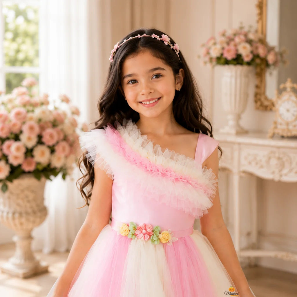 Multi Designer Long Girls Gown