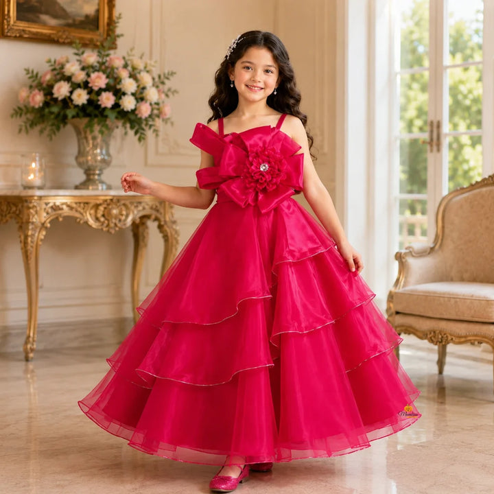 Rani Layered Flair Gown for Girls