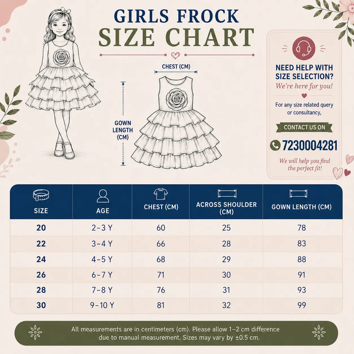 Peach & White Party Wear Gown for Girls – Birthday & Wedding Special
