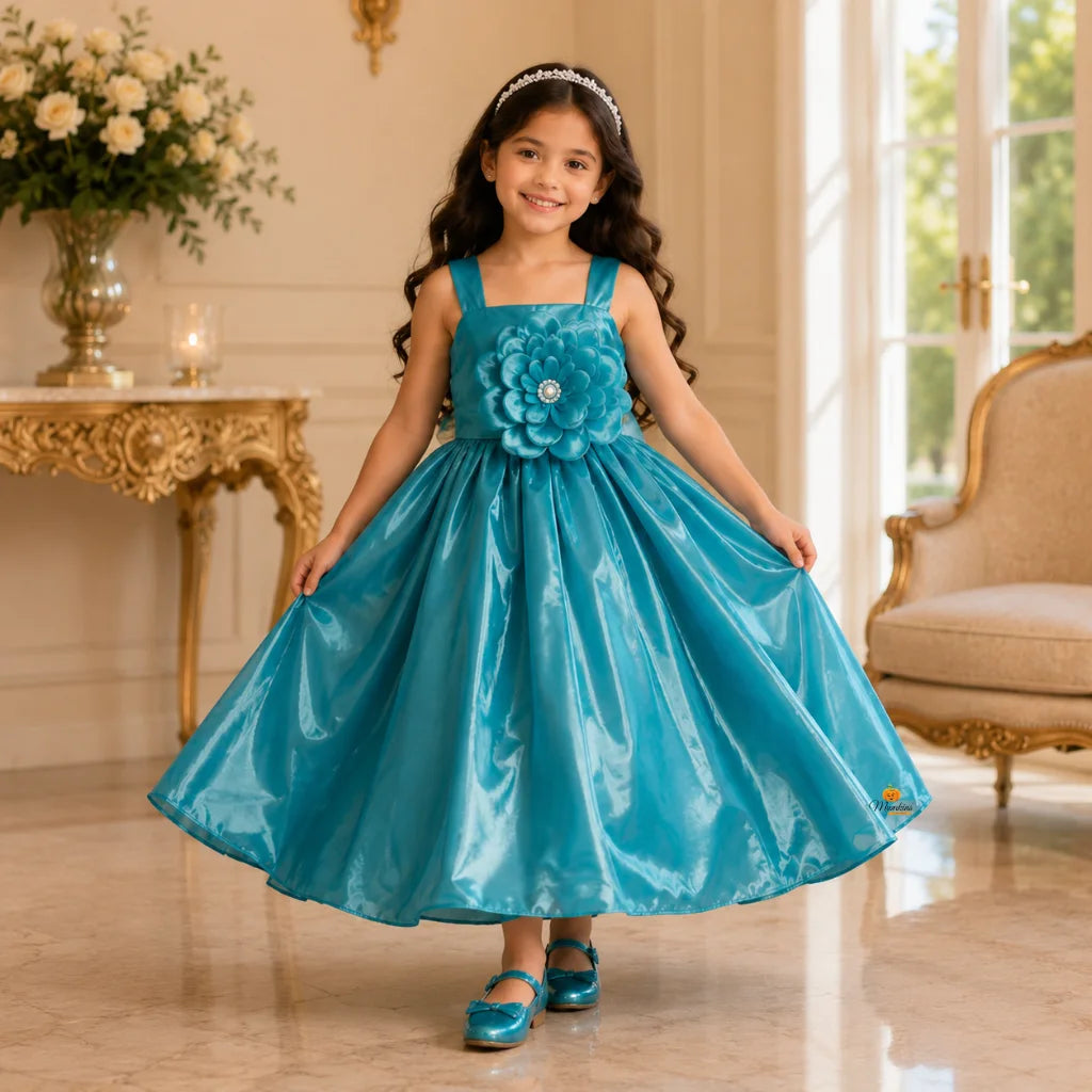 Rama Floral Gown for Girls