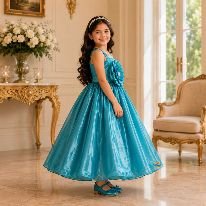 Rama Floral Gown for Girls