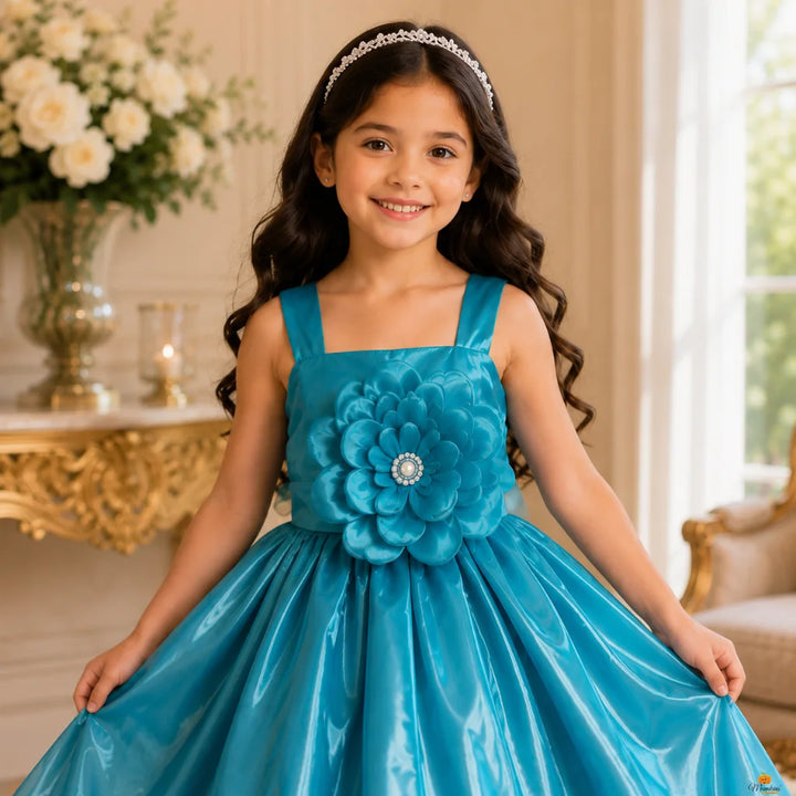 Rama Floral Gown for Girls