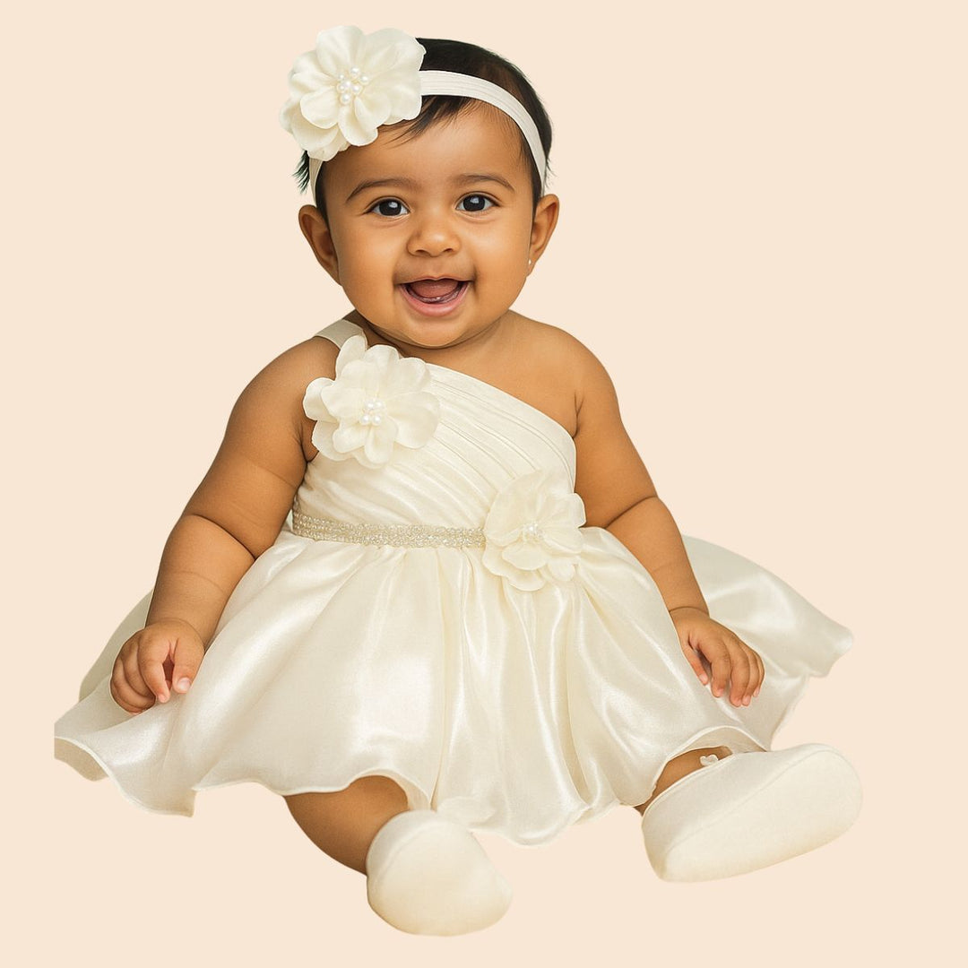birthday party dresses for infants Toddler Embroidery Flower Baptism Party Baby Girl Dress 1 Yrs Dress Girl