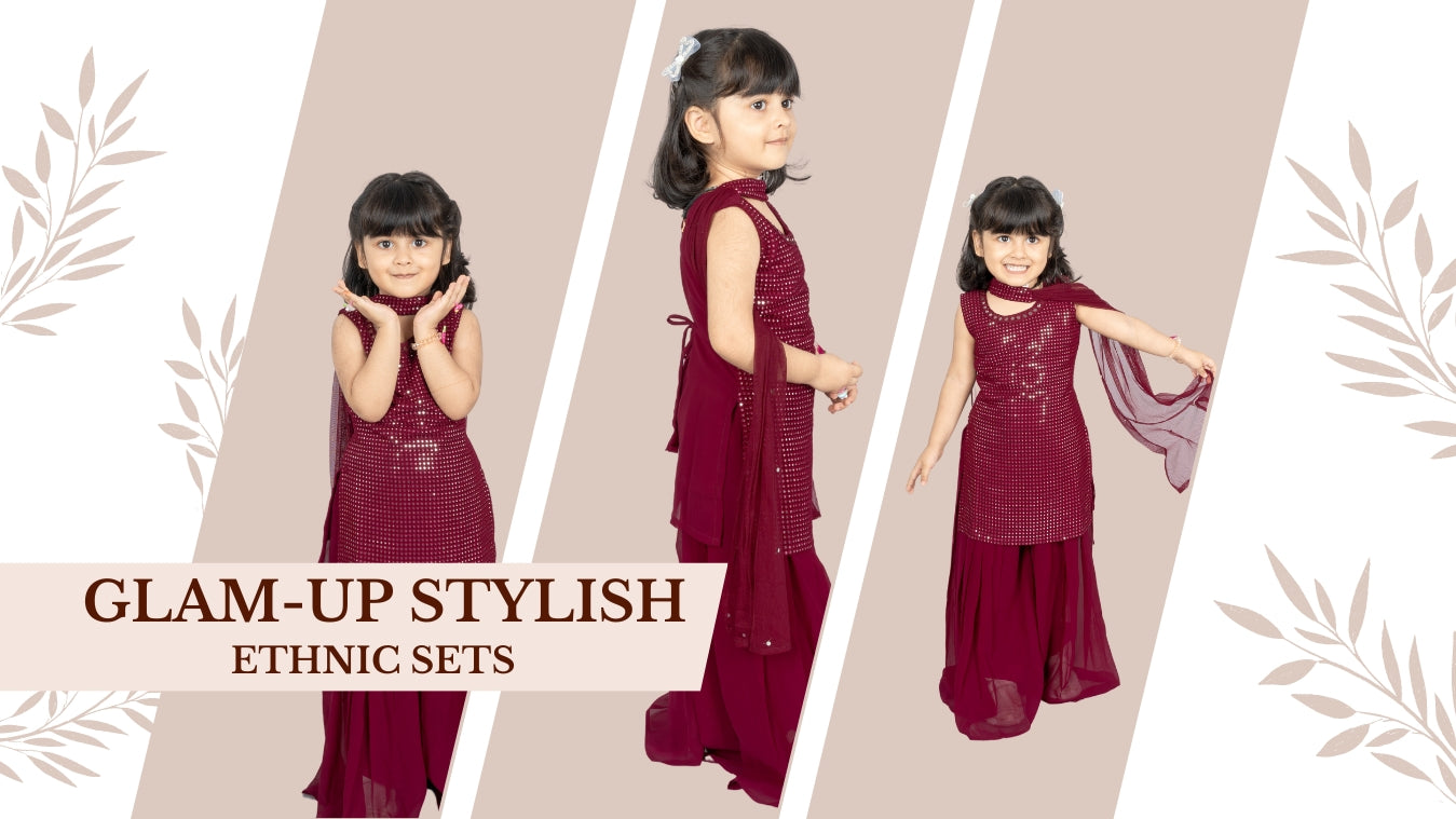 Ethnic fashion online - Party Wear Teen Girls Indo Western