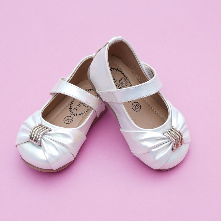 White Belly Shoes for Baby Girls