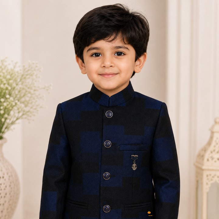 Blue & Green Jodhpuri Suits for Boys