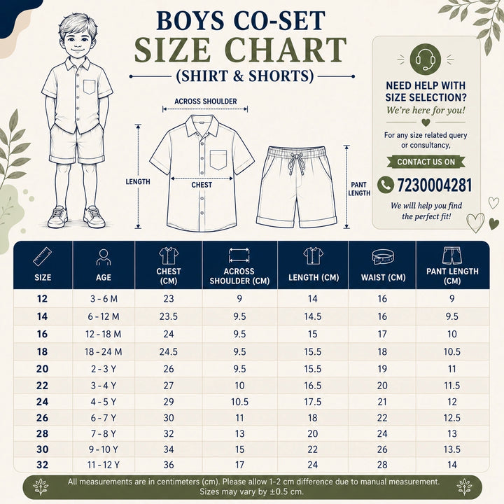 Boys Beach Vacation Shirt & Shorts Combo