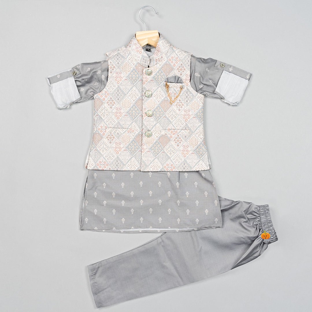Green Kurta Pajama for Boys
