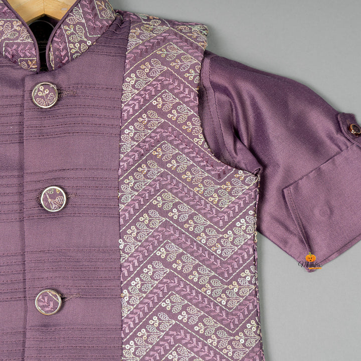 Purple Boys Kurta Pajama