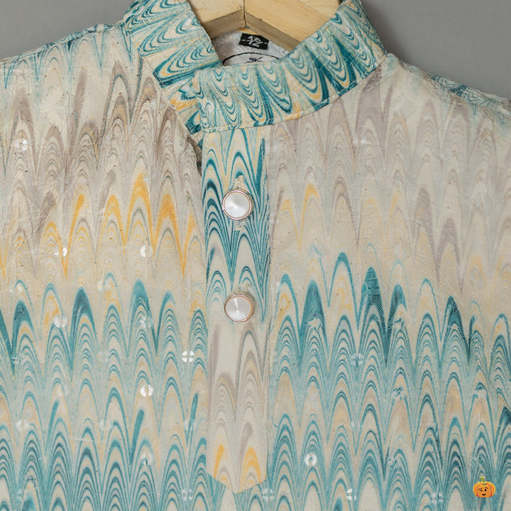Green Kurta Pajama for Boys