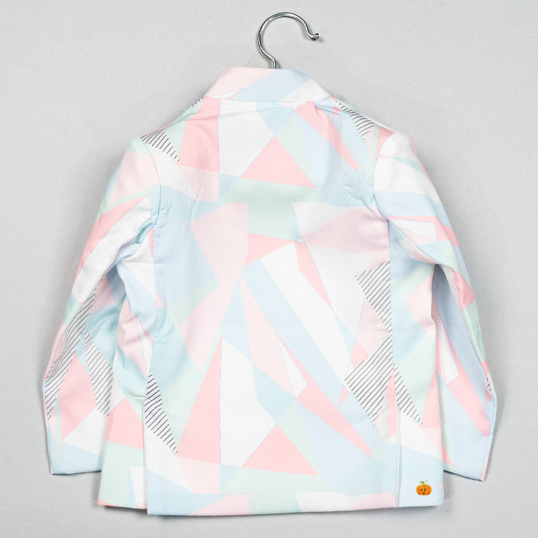 Peach Party Wear Suit for Boys
