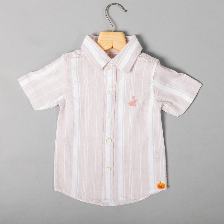 Striped Pattern Boys Shirt