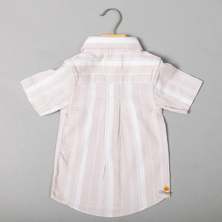 Striped Pattern Boys Shirt