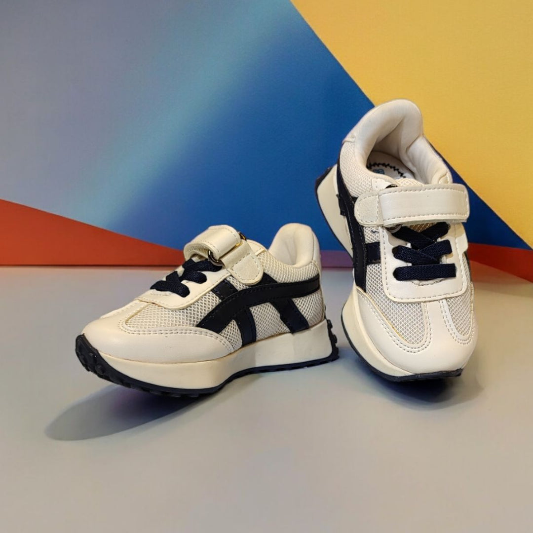White Sports Shoes for Boys - Main Image