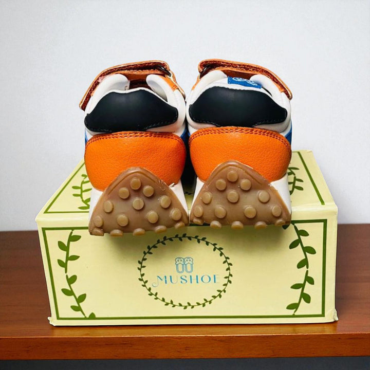 Orange Boys Velcro Sports Shoes