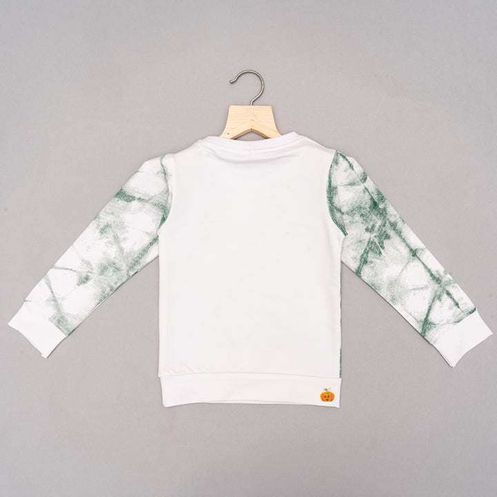 Green Shaded T-shirt for Boys Back 