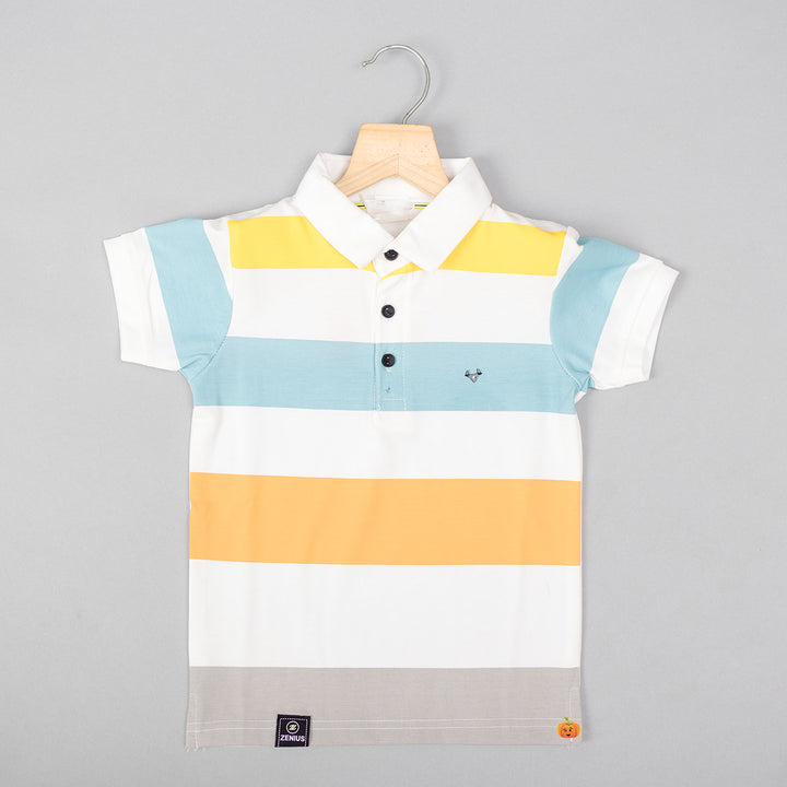 Striped Boys Polo T-shirt