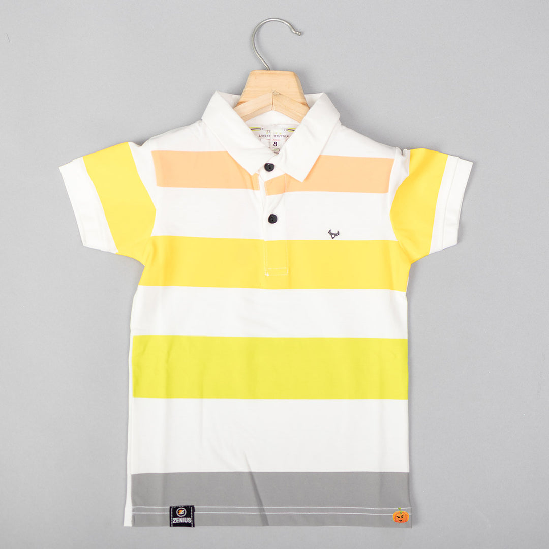 Striped Boys Polo T-shirt
