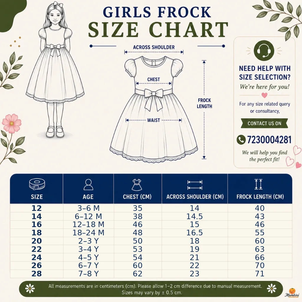 Charming Peach Party Frock for Girls