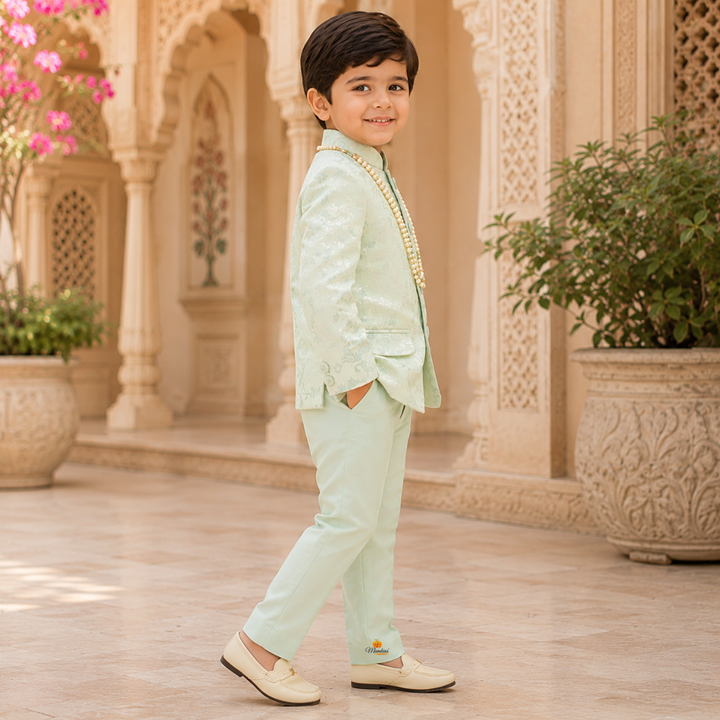 Floral Jodhpuri Suit for Boys