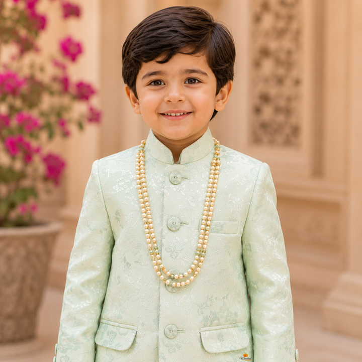 Floral Jodhpuri Suit for Boys