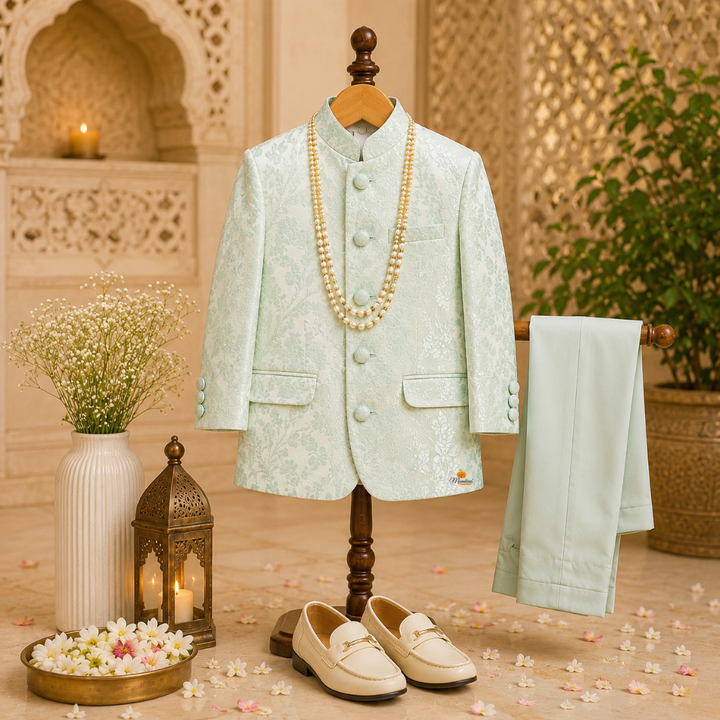 Floral Jodhpuri Suit for Boys