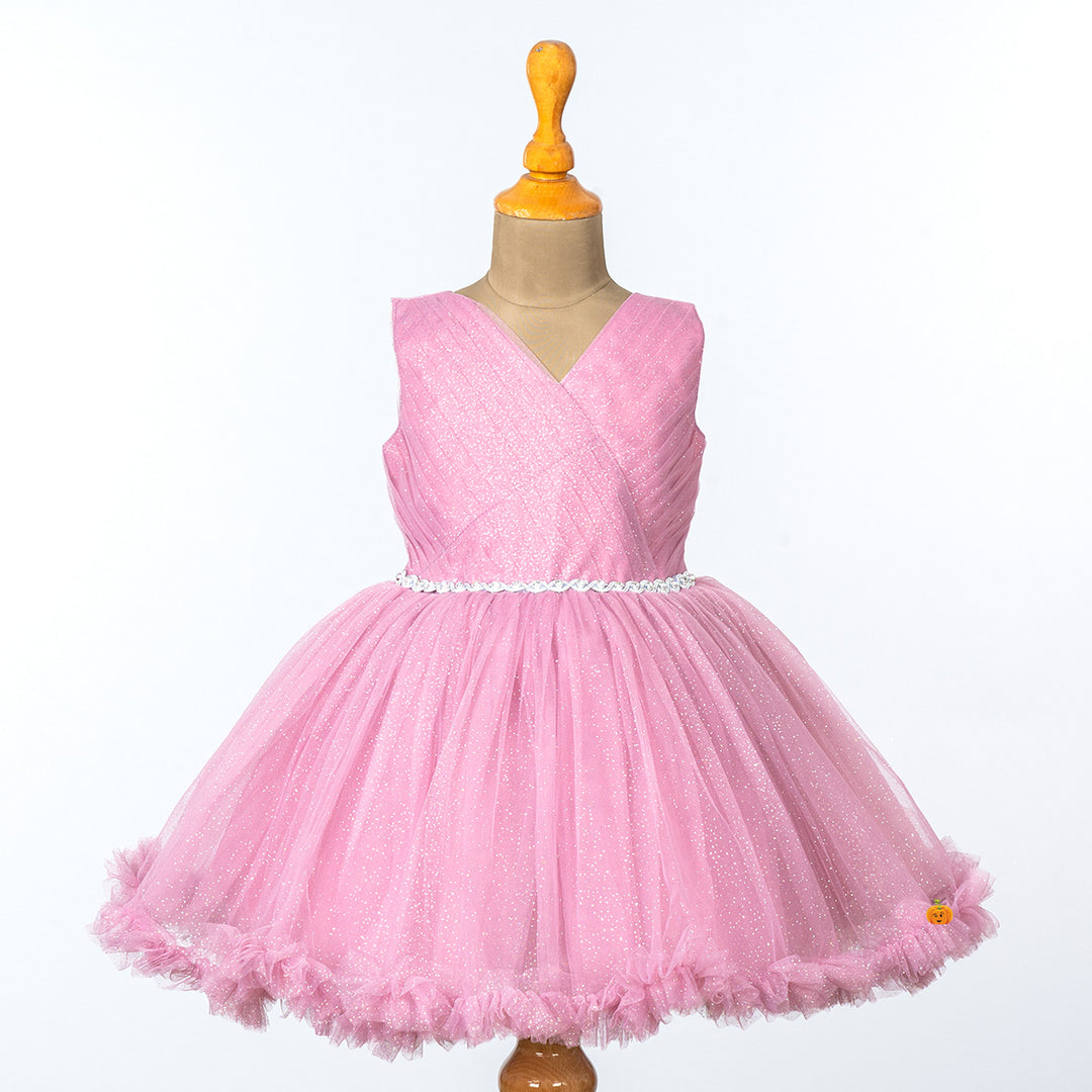 Onion Frill Frock for Girls Front 