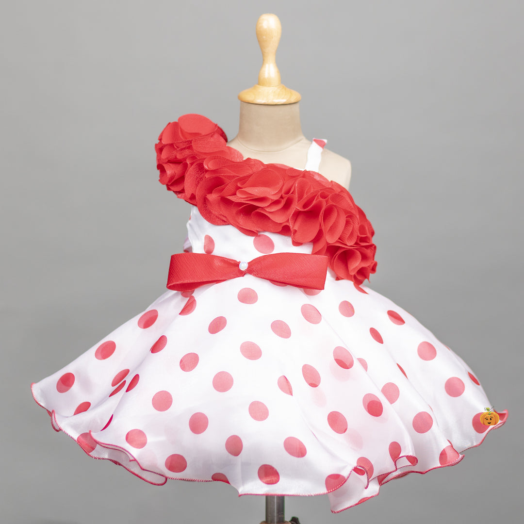 Rani Polka Dots Girls Frock