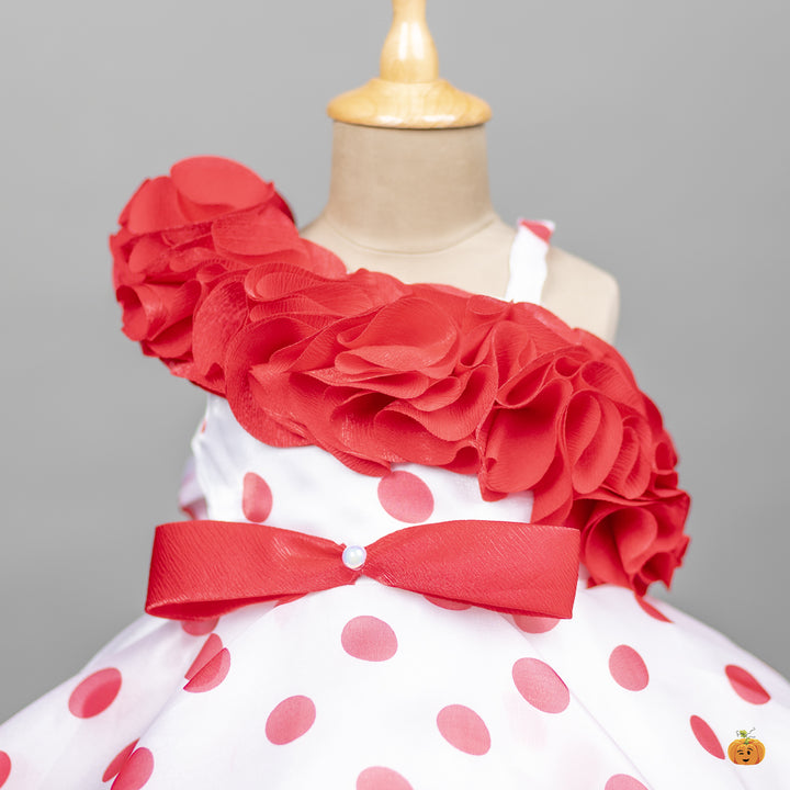 Rani Polka Dots Girls Frock