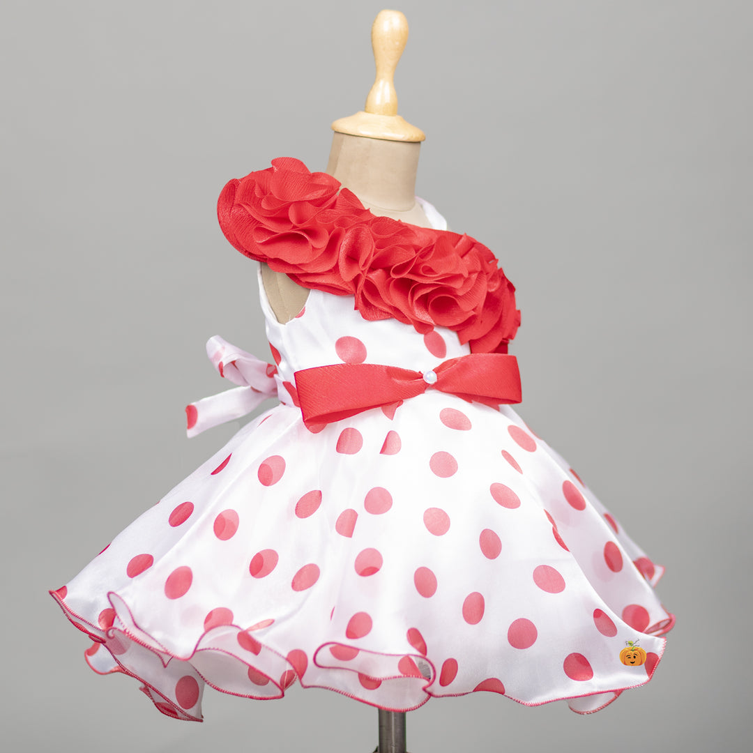 Rani Polka Dots Girls Frock