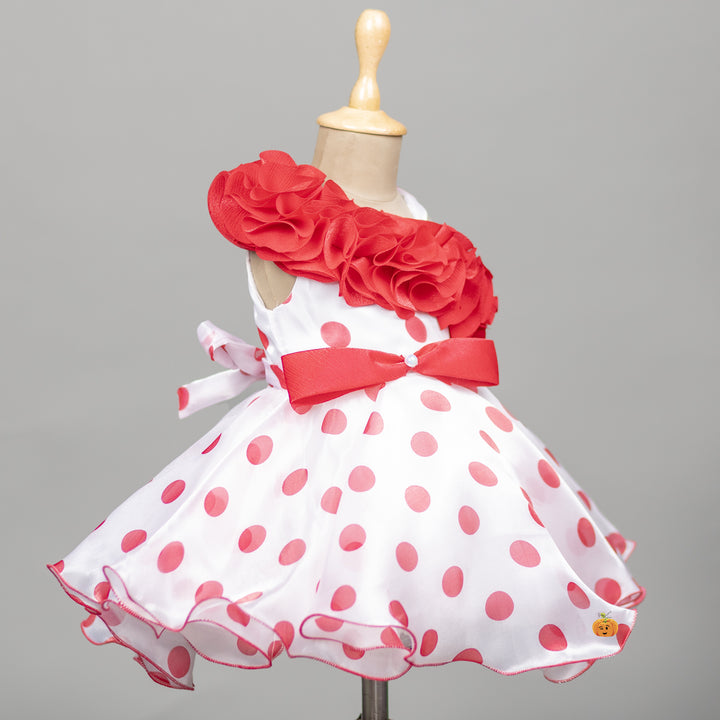 Rani Polka Dots Girls Frock