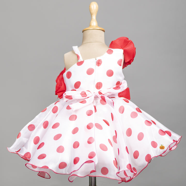 Rani Polka Dots Girls Frock