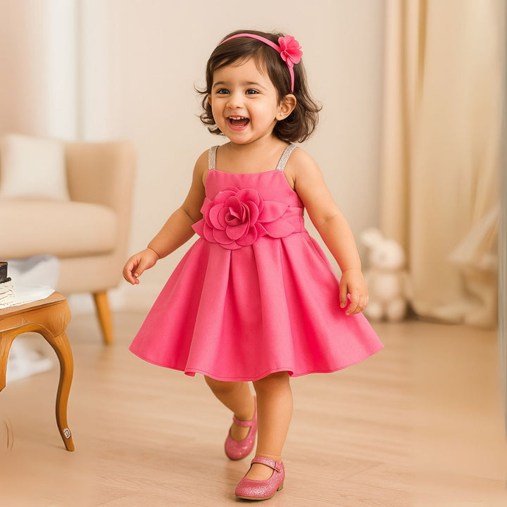 Floral Party Wear Frock for Girls