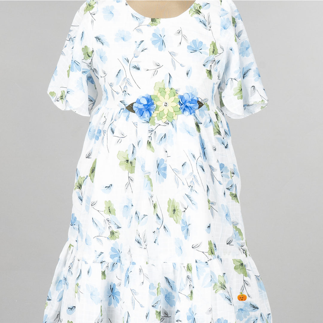 Floral Cotton Frock for Girls