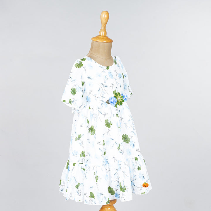 Floral Cotton Frock for Girls