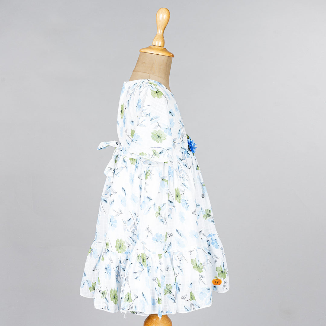 Floral Cotton Frock for Girls