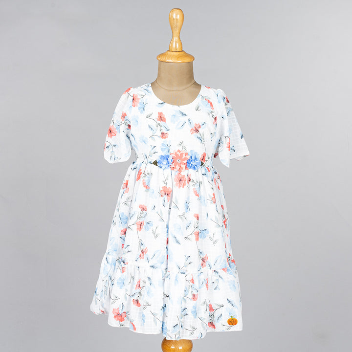 Floral Cotton Frock for Girls